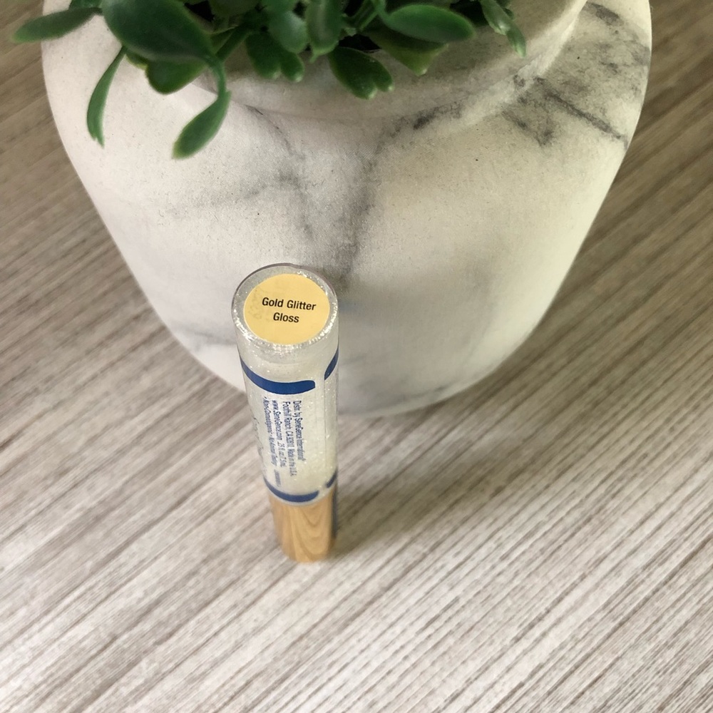 Gold Glitter Gloss LipSense